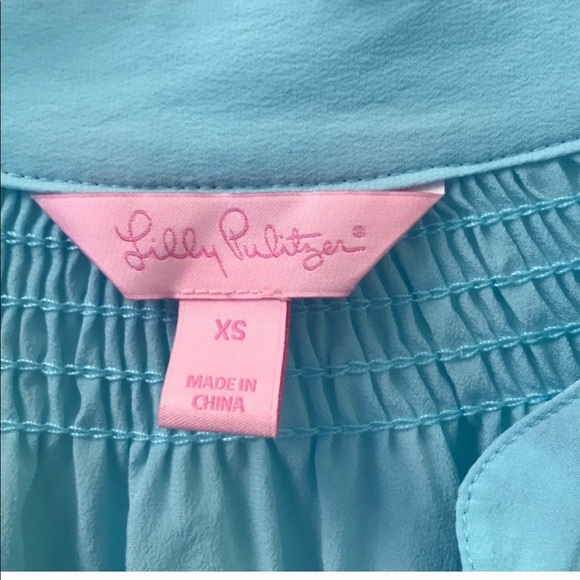 Tiffany blue Elsa top - Picture 3 of 3